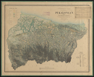 Topographische kaart der residentie Pekalongan