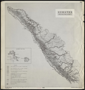 Sumatra wegenkaart