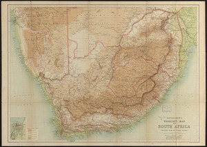 Bartholomew's tourist's map of South Africa prepared from the latest surveys
