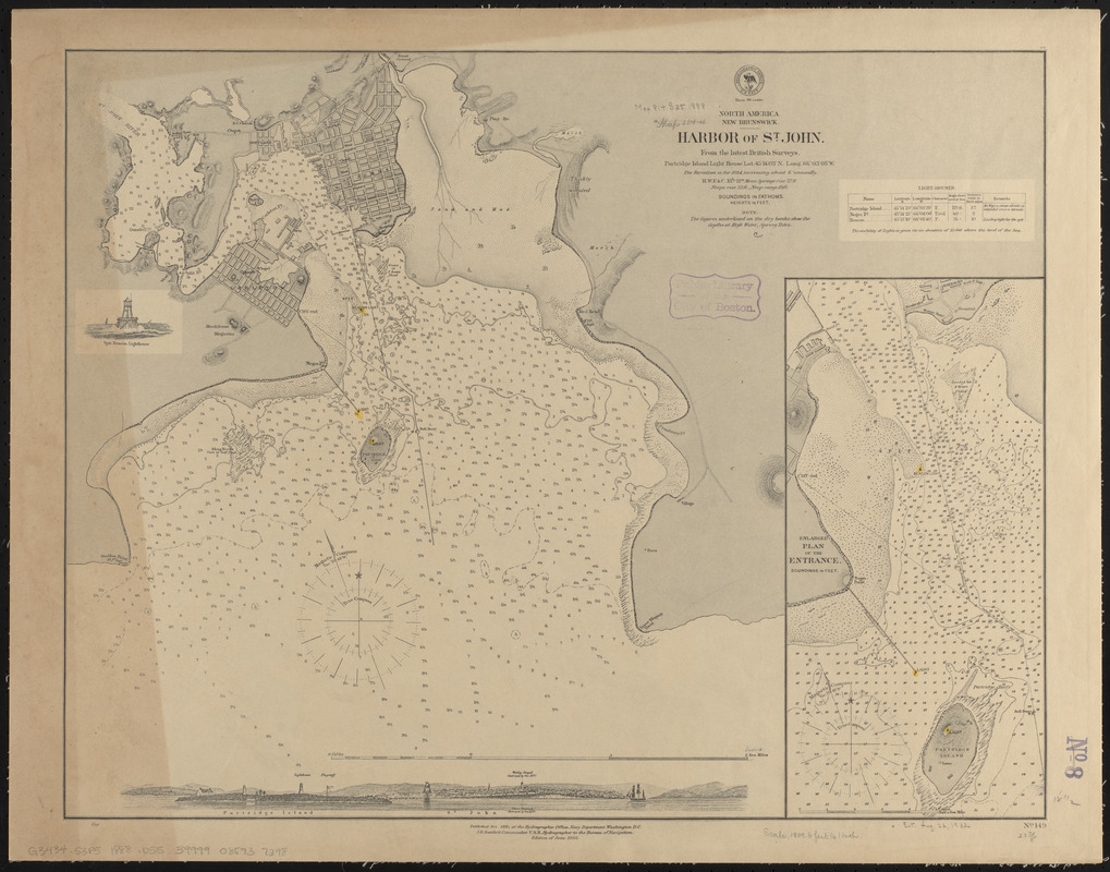 North America, New Brunswick, Harbor of St. John