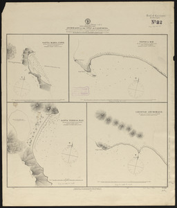 North America, west coast, anchorages in the Gulf of California