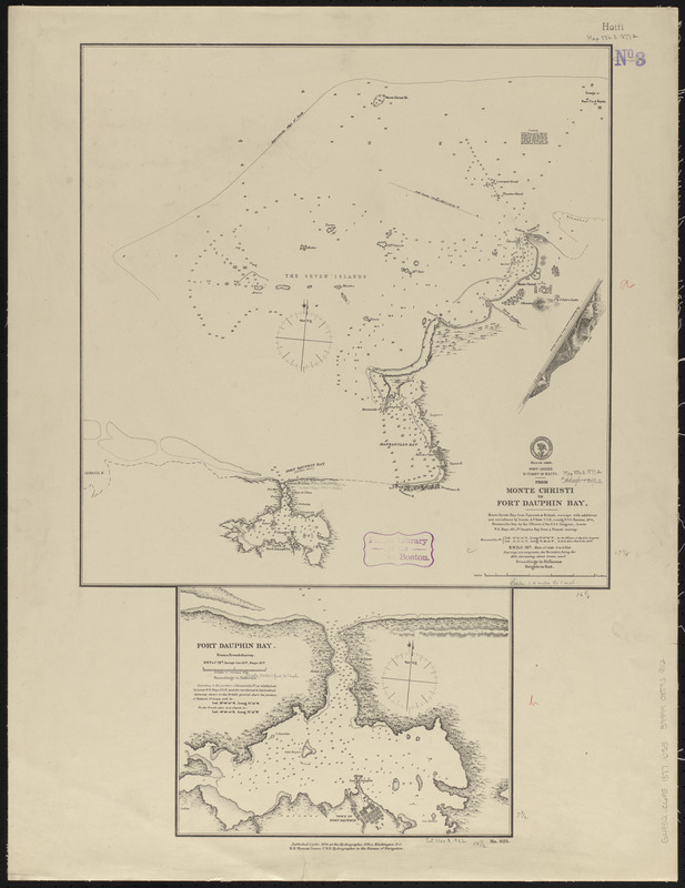 West-Indies, n. coast of Haiti, from Monte Christi to Fort Dauphin Bay ; Fort Dauphin Bay