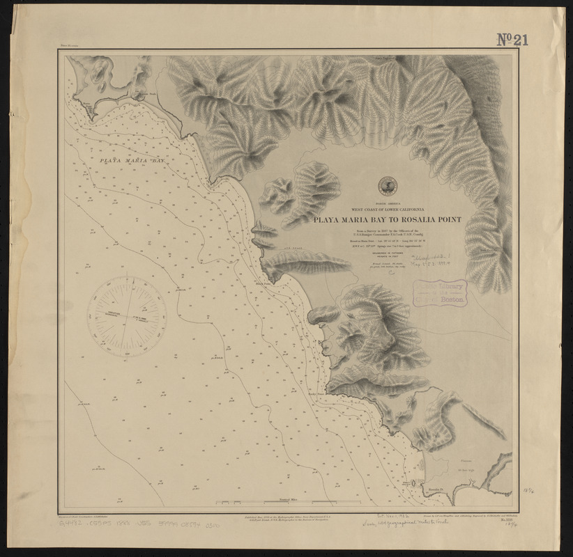 North America, west coast of lower California, Playa Maria Bay to Rosalia Point