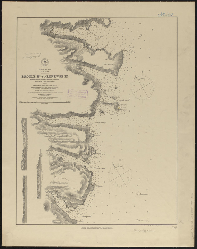 Newfoundland, east coast, Broyle Hr. to Renewse Hr. including Caplin Bay, Ferryland Hr., Aquafort Hr. & Fermeuse Hr.