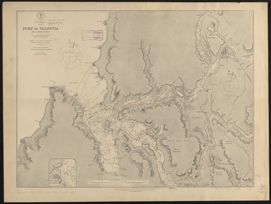 South America, Chile, Port of Valdivia and approaches