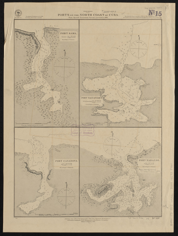 West Indies, ports on the north coast of Cuba