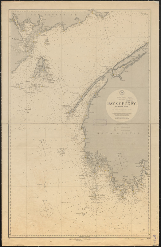 North America, east coast, Bay of Fundy, southern part