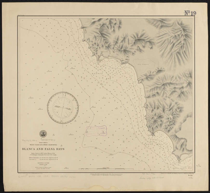 North America, west coast of lower California, Blanca and Falsa Bays