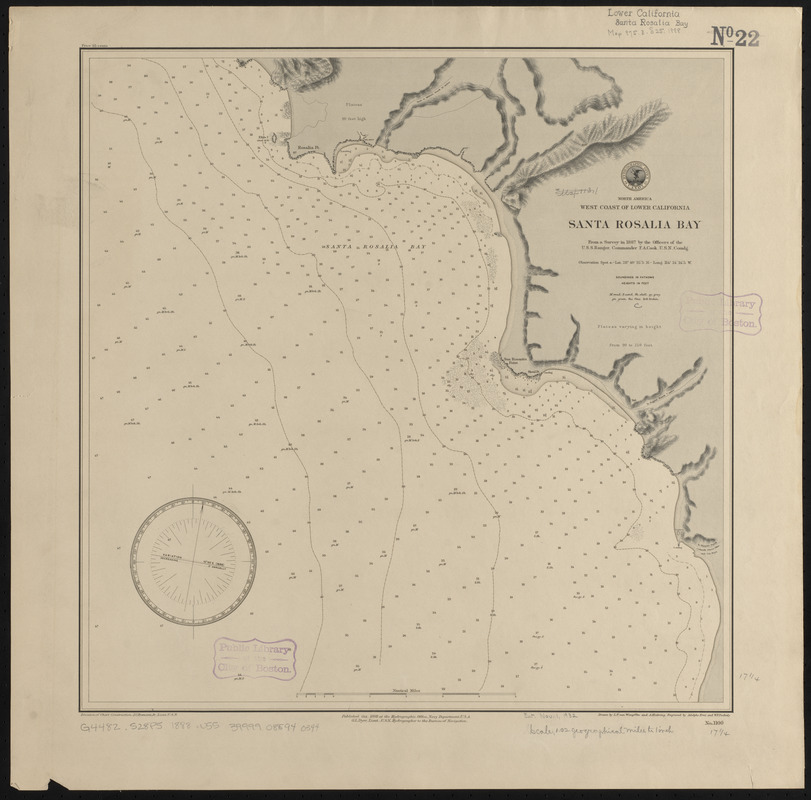 North America, west coast of lower California, Santa Rosalia Bay