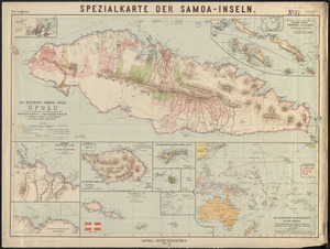Spezialkarte der Samoa-Inseln