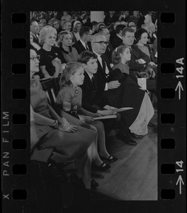 Mayor Kevin White's children at his inauguration at Faneuil Hall