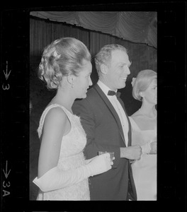 Kathryn White and Boston Mayor Kevin White at his inauguration ball