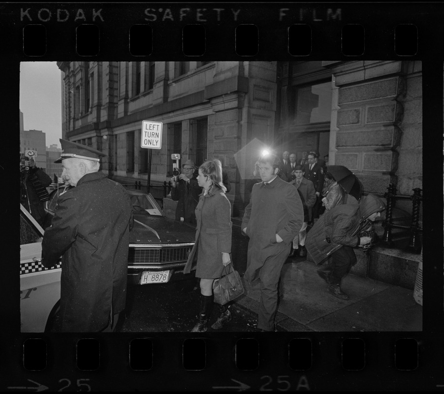 Woburn school teachers Susan Brennan and Arthur Hurley leave court for ...