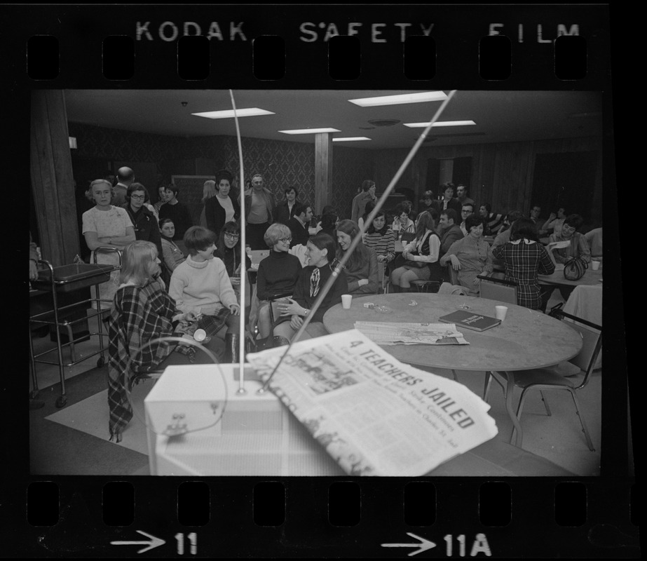 Woburn teachers' strike headquarters, Arrowhead Motor Inn, Bedford