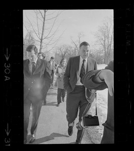Amherst College President Dr. Calvin Plimpton during seizure of buildings by black students