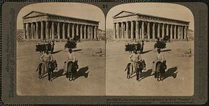 The best preserved temple in all Greece, the Doric "Theseion" of time-yellowed marble, Athens