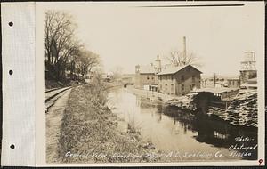 A.G. Spalding Brothers, general view, canal and plant, Chicopee, Mass., May 15, 1928