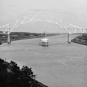 View from Cape Cod Canal Bridge, Bourne