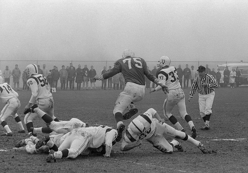 Football game, Dartmouth High School vs. Fairhaven High School