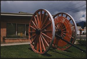 Wagon wheels, possibly Flagstaff, Arizona
