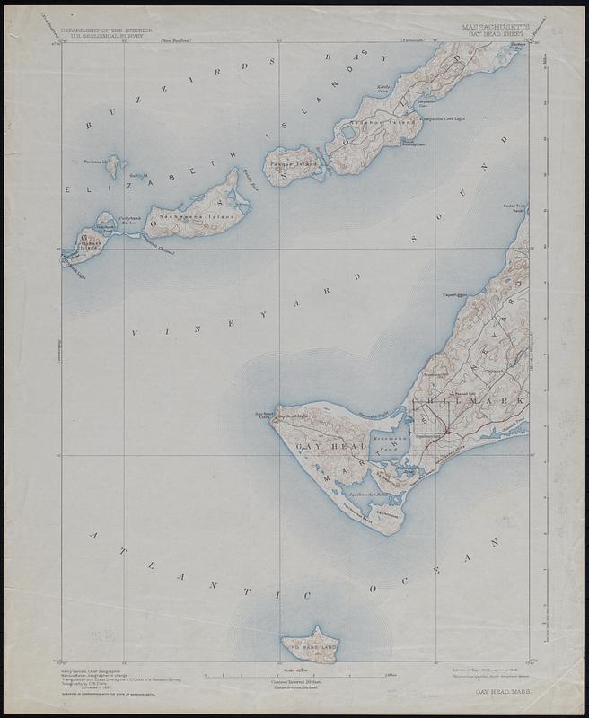 Gay Head Sheet Massachusetts