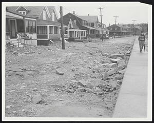 Minot Section - Scituate. Weather Storms Nov. 6-7, 1953