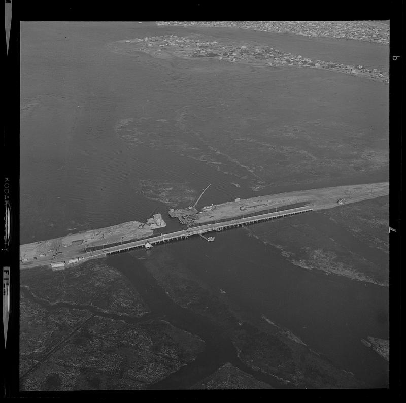 PI bridge, high and low tide, Hampton Coast Guard station, Boar’s Head ...