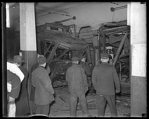 Two subway cars crash at Copley Station
