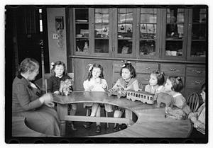Mabel Adams, principal of Horace Mann School