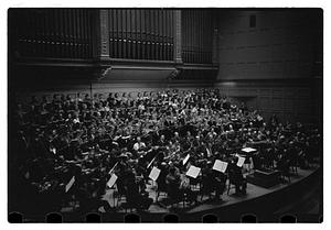 Recording "La Mer" for Victor R.C.A., Dr. K & Boston Symphony Orchestra, also recording mch.