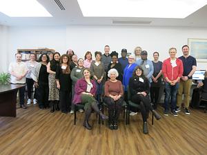 Event volunteers and staff at the Lebanese and Syrian Community Digitization Day (2025)
