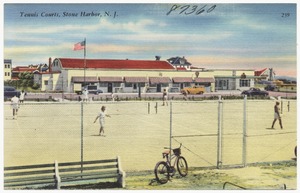Tennis courts, Stone Harbor, N. J.