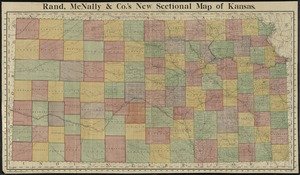 Rand, McNally & Co.'s new sectional map of Kansas