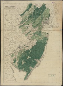 New Jersey showing forest area and its relation to the principal watersheds