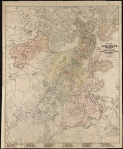 Map of Boston, for 1888