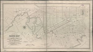Plan of lands on the Back Bay belonging to the Boston Water Power Co., the Commonwealth and other parthies [i.e. parties], showing the system of streets, grades and sewers as laid out and recommended by the Back Bay Commissioners