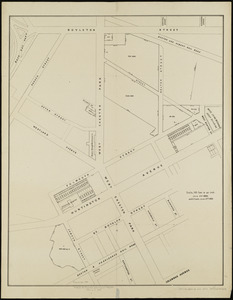 [Plan of lots on Falmouth Street, Boston]