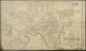 Map of the city of Cambridge, Mass