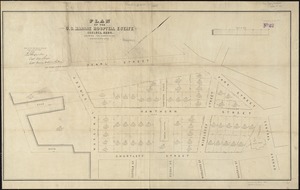 Plan of the U.S. Marine Hospital estate Chelsea, Mass
