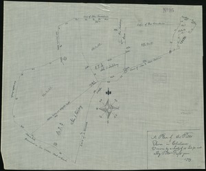 A plan of the Pitts Farm in Chelsea