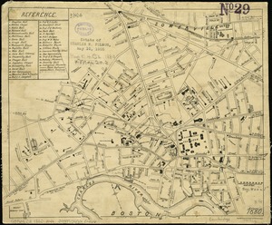 Map of part of Cambridge, Mass