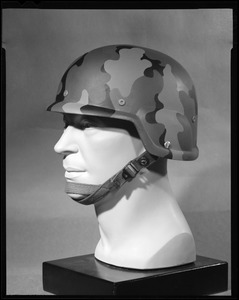 Armor branch, 3/4 view, Kevlar helmet