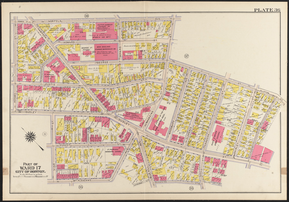 Atlas of the city of Boston, Roxbury