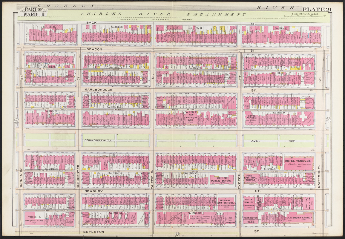 Atlas of the city of Boston, Boston proper and Back Bay - Digital