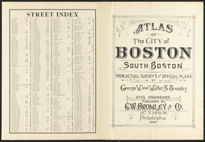 Atlas of the city of Boston : South Boston