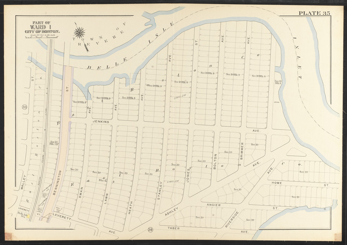 Atlas of the city of Boston, Charlestown and East Boston : plate 35 ...