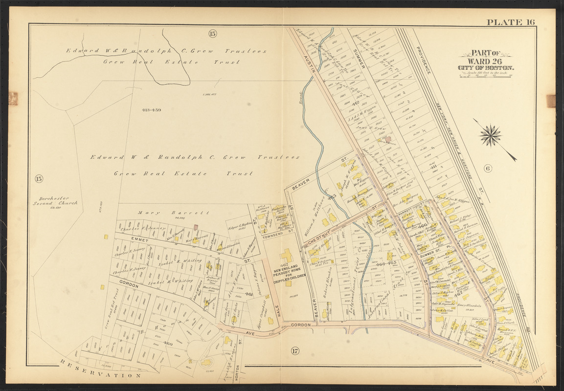 Atlas of the city of Boston, ward 26, Hyde Park