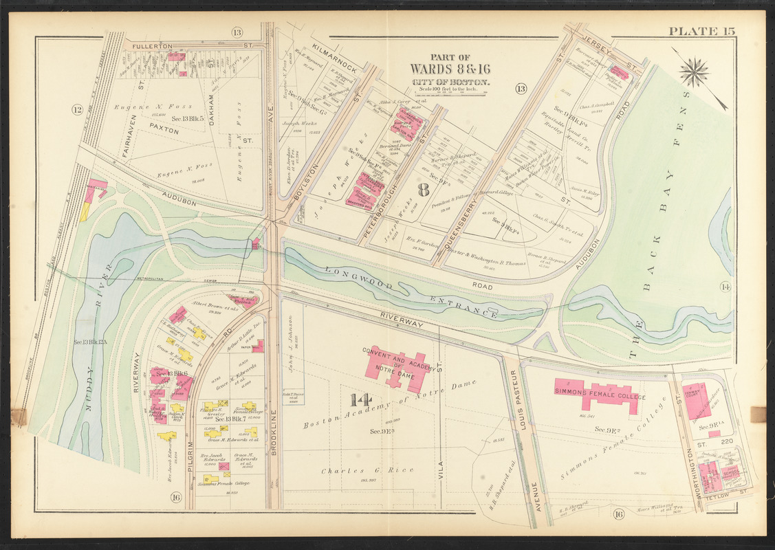Atlas of the city of Boston, Roxbury