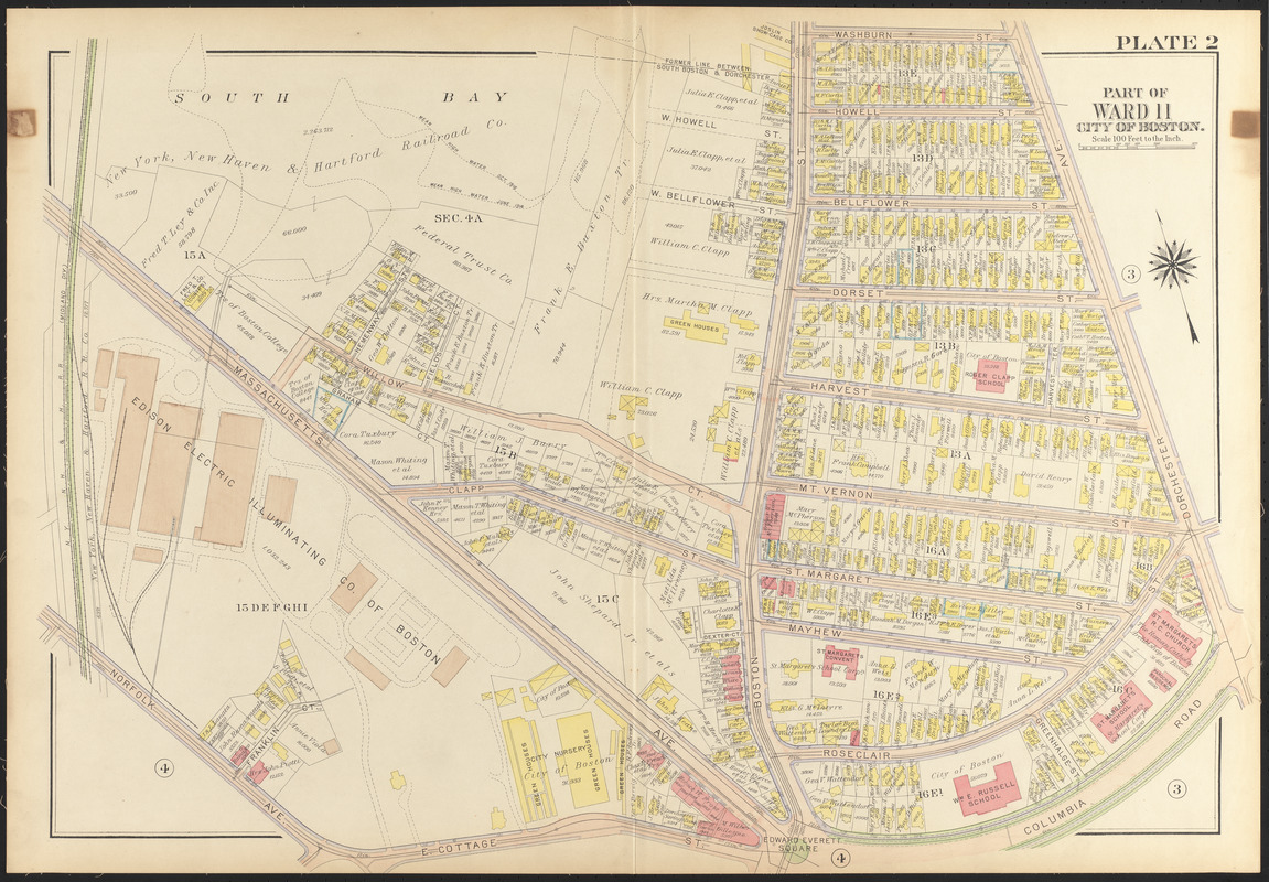 Atlas of the city of Boston, Dorchester : plate 2 - Digital Commonwealth