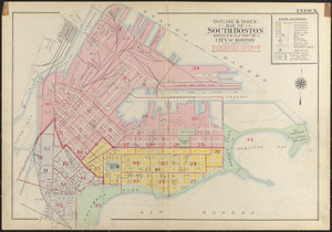 Outline & index map of South Boston, wards 9 & 10 and part of 11, city of Boston